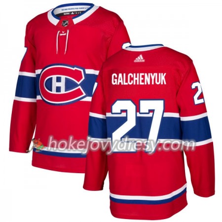 Pánské Hokejový Dres Montreal Canadiens Alex Galchenyuk 27 Červená 2017-2018 Adidas Authentic